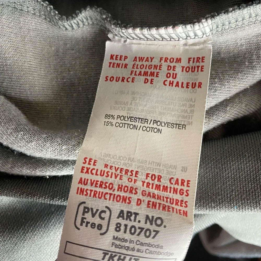 Puma Grey Track Jacket Activewear Sz M Full Zip Sports Casual Athletic Blue Logo - Picture 4 of 8